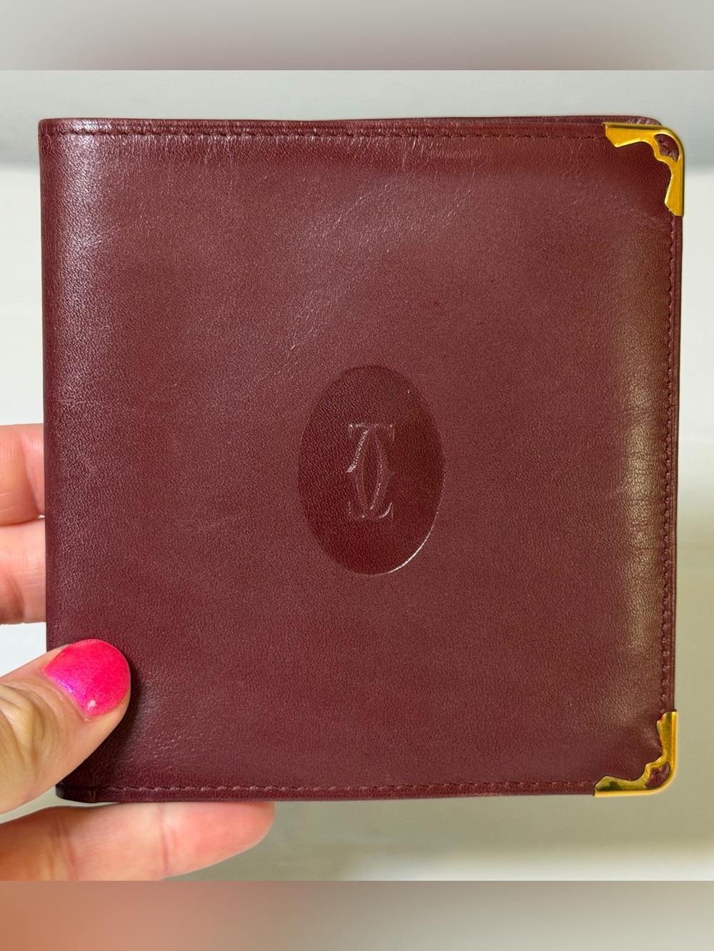 Cartier compact wallet